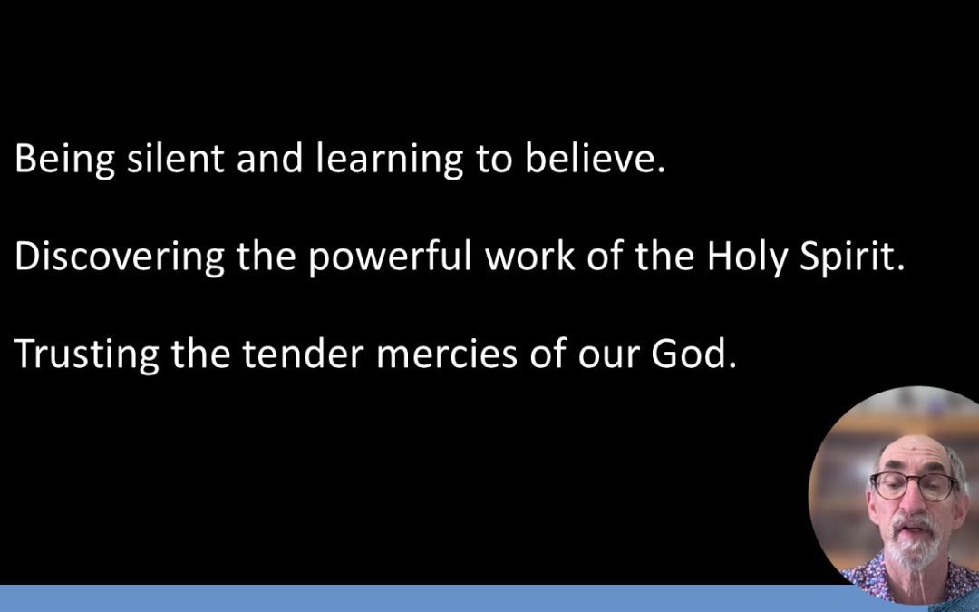 Zip it, Zechariah! Be quiet and learn to believe.