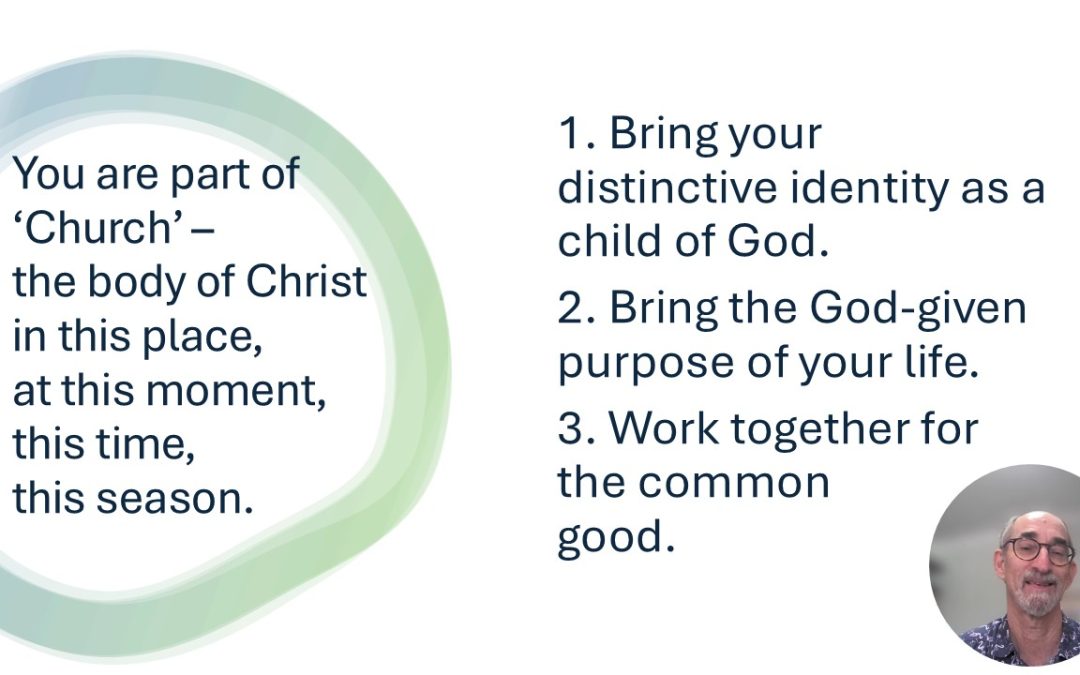 Spiritual gifts. For the common good.
